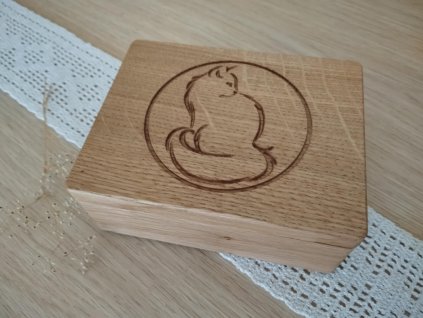 Krabicka na podtacky sperkovnice Kocka