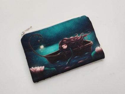 peněženka, klíčenka, kapsička, dětská, karty, drobné