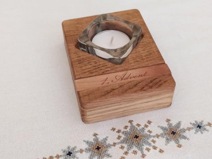 Jednoduchy adventni svicen 1