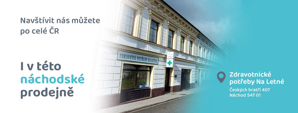 Navštívit nás můžete po celé ČR - prodejna Náchod