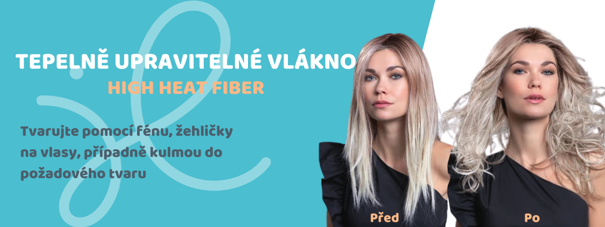 Tepelně upravitelné paruky - Heat Fiber