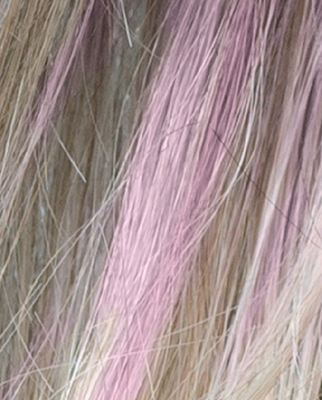 paruka Luna **// high heat fiber Odstín: pastel rose/shad