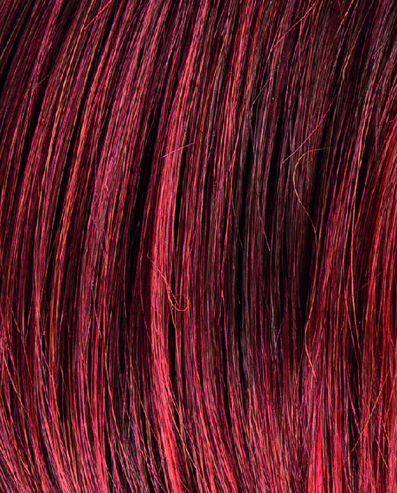 paruka Aletta Mono Part ***// high heat fiber Odstín: ruby red mix
