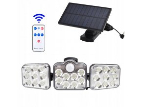 Lampa Solarna 130 LED Z CZUJNIKIEM RUCHU ZMIERCHU 1