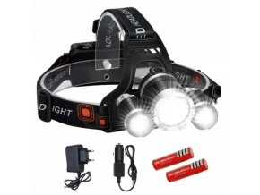 Čelovka LED 3x CREE XML T6 2000lm