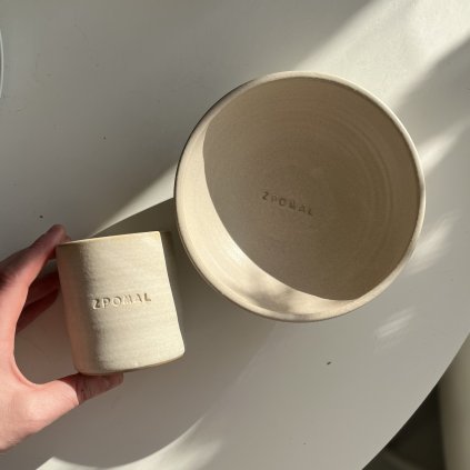 Miska "ZPOMAL" béžová