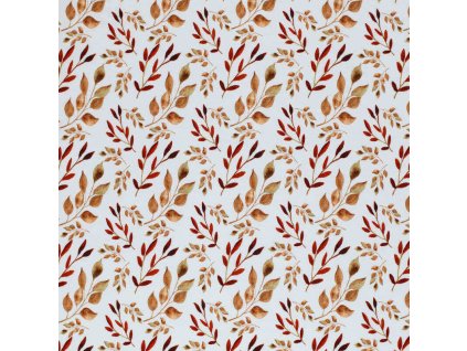 Jersey Fabric Leafs Brown 1 800x800