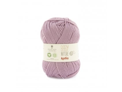yarn wool babynature knit gots organic wool violet autumn winter katia 121 fhd