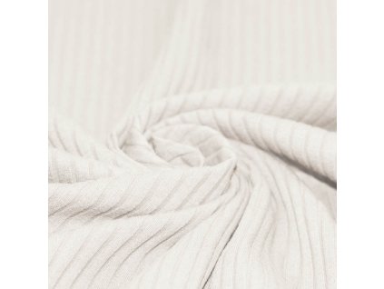 Wide Drop Needle Rib Fabric Ecru 1800x1800