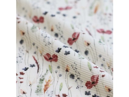 Ottoman Rib Jersey Field Poppy 1800x1800