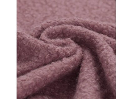 Tissu Lainages Boucle vieux rose 1800x1800