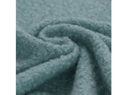 Boucle Fabric Curly Old Green 550x550