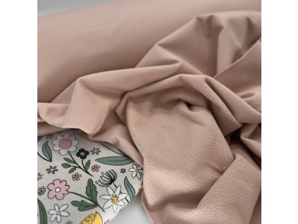 Softshell s elastanem s jemným fleecem v barvě Tělová Nude