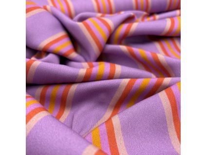 Viskóza látka Lavender Cherry