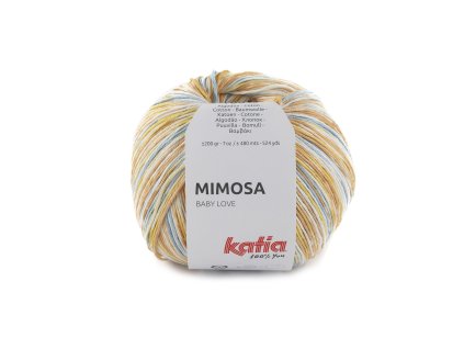 yarn wool mimosa knit cotton rust lemon yellow water blue spring summer katia 304 fhd