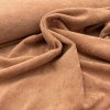Froté pružná teplákovina v barvě tmavá Béžová