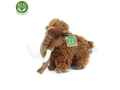 Plyšový mamut stojící, 17 cm, ECO-FRIENDLY