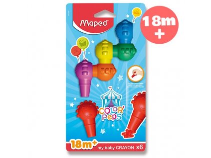 Pastely Maped Color´Peps Baby Crayons - 6 barev