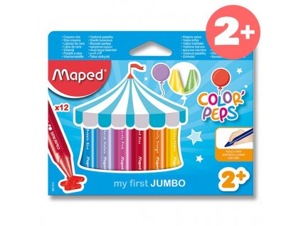 Voskovky Maped Color Peps Wax Jumbo 12 barev
