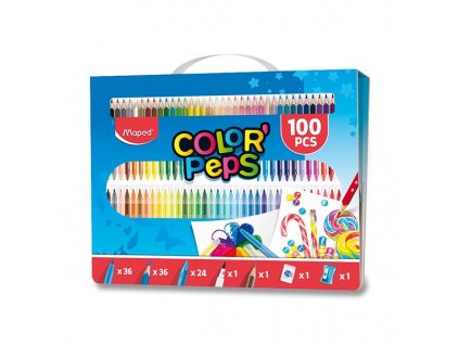 Vytvarna souprava Color Peps Box 100 ks
