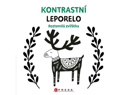 Kontrastní leporelo: Roztomilá zvířátka