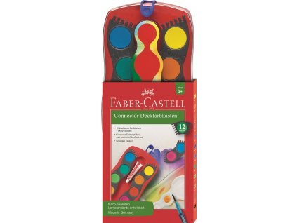 Faber-Castell Vodové barvy CONNECTOR - 12 barev