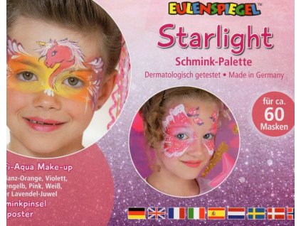 EULENSPIEGEL Sada barev na obličej v paletě - Starlight