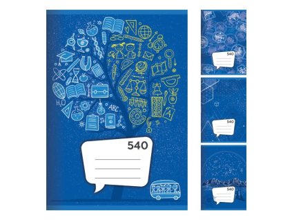Sešit A5, 40 listů - bez linek 540