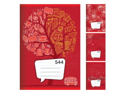 Sešit A5, 40 listů - linkovaný 544