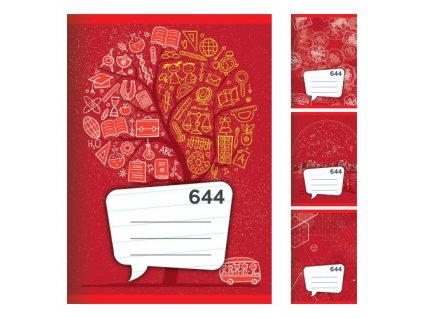 Sešit A6, 40 listů - linkovaný 644