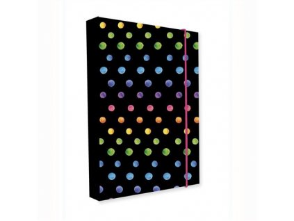 Box na sešity A4 Jumbo Dots Colors