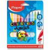 Dětské fixy Maped ColorPeps Jungle - 12 barev