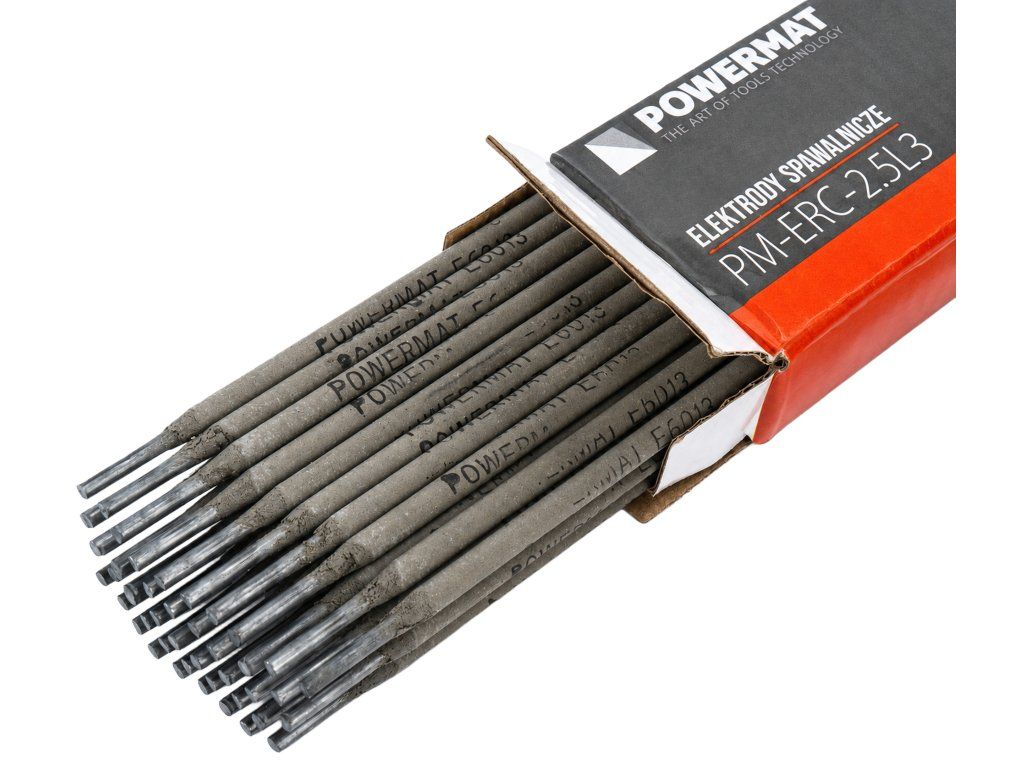 Otevřené balení rutilových elektrod 2,5 mm, 1 kg