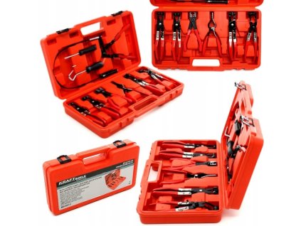 Kleště na hadicové spony sada 9 ks KD10513 KRAFT&DELE
