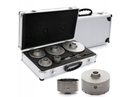 Korunkové vrtáky do betonu SDS+ 40-125mm, sada 7ks KD10276 KRAFT&DELE