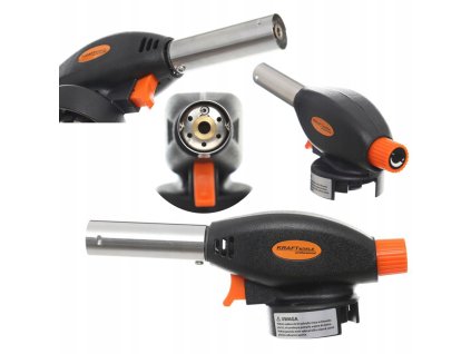 Plynový pájecí hořák PIEZO KD10381 KRAFT&DELE