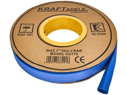 Hadice k čerpadlům gumová, 26mm, 1", 50m KD776 KRAFT&DELE
