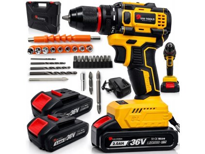 Aku vrtací šroubovák 2x36V + příslušenství LE165 ONDRAGON