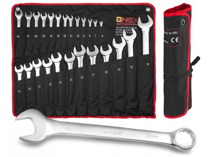 Očkoploché klíče sada 25ks 6-36 mm OX252 BOXER