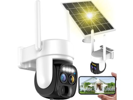 Venkovní IP kamera, solární 6361 JIPOS