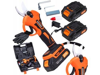 Aku zahradní nůžky 2x21V KD5090 KRAFT&DELE