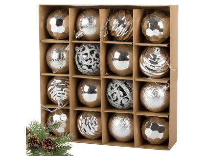 Vánoční ozdoby na stromek 16ks 26100 JIPOS