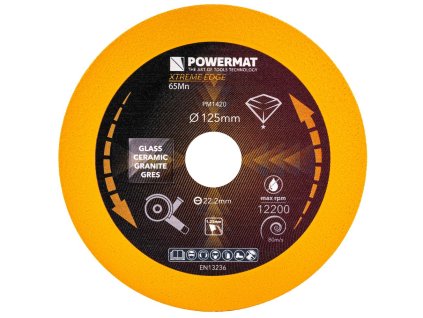 Diamantový kotouč na sklo 125mm PM-TDCS-1251T POWERMAT