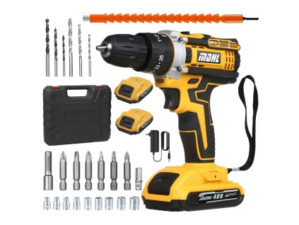 Aku šroubovák 2x48V + příslušenství R1974 JIPOS