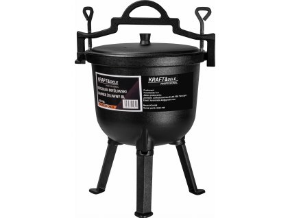 Litinový kotlík 8l KD4186 KRAFT&DELE
