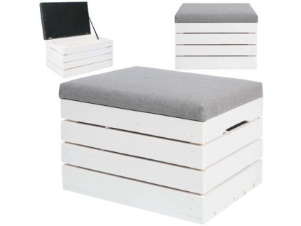 Dřevěný taburet 40x50x35cm 03636 JIPOS