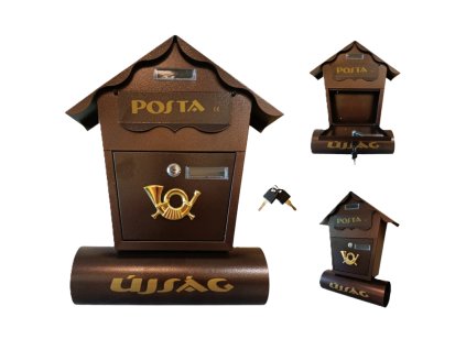 Poštovní schránka, hnědá BX3448_B BOXER