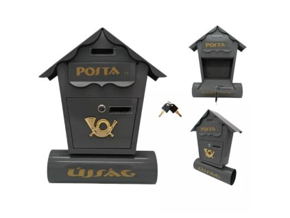 Poštovní schránka, šedá BX3448_Z BOXER