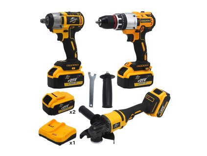 Sada aku nářadí 3v1 2x48V CD5015Y BULLTECH