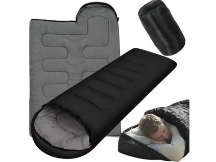 Spací pytel 205cm černý 14601 JIPOS